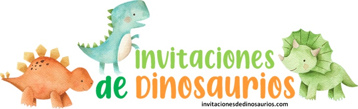 invitaciones de dinosaurios